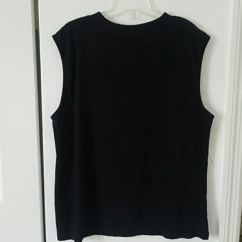 NWOT graphic black tank top - Picture 2 of 3